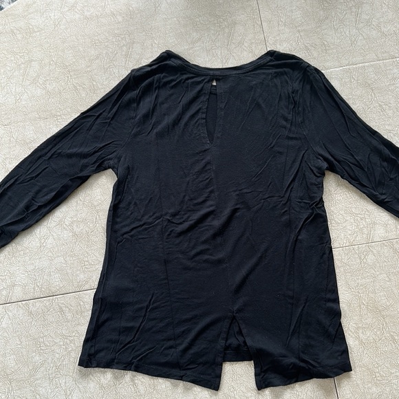 Halogen Black Long Sleeve Shirt - Picture 2 of 4